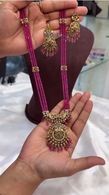 Temple Jewellery Inspired South Women