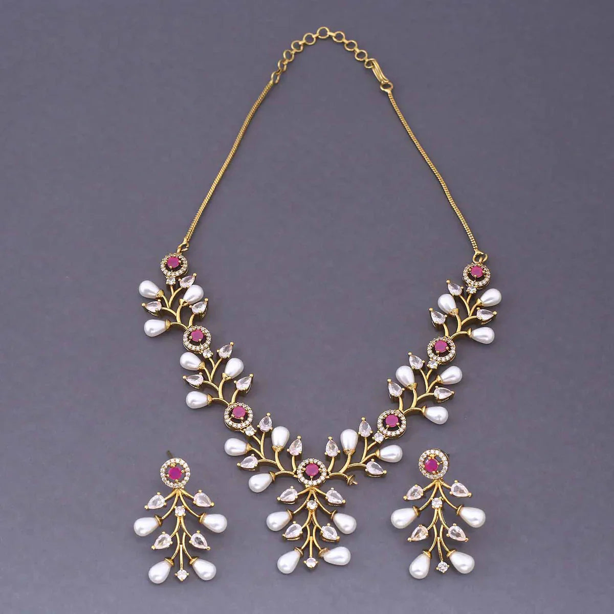 Rani Charvi Victorian Jewellery Set - New Arrival