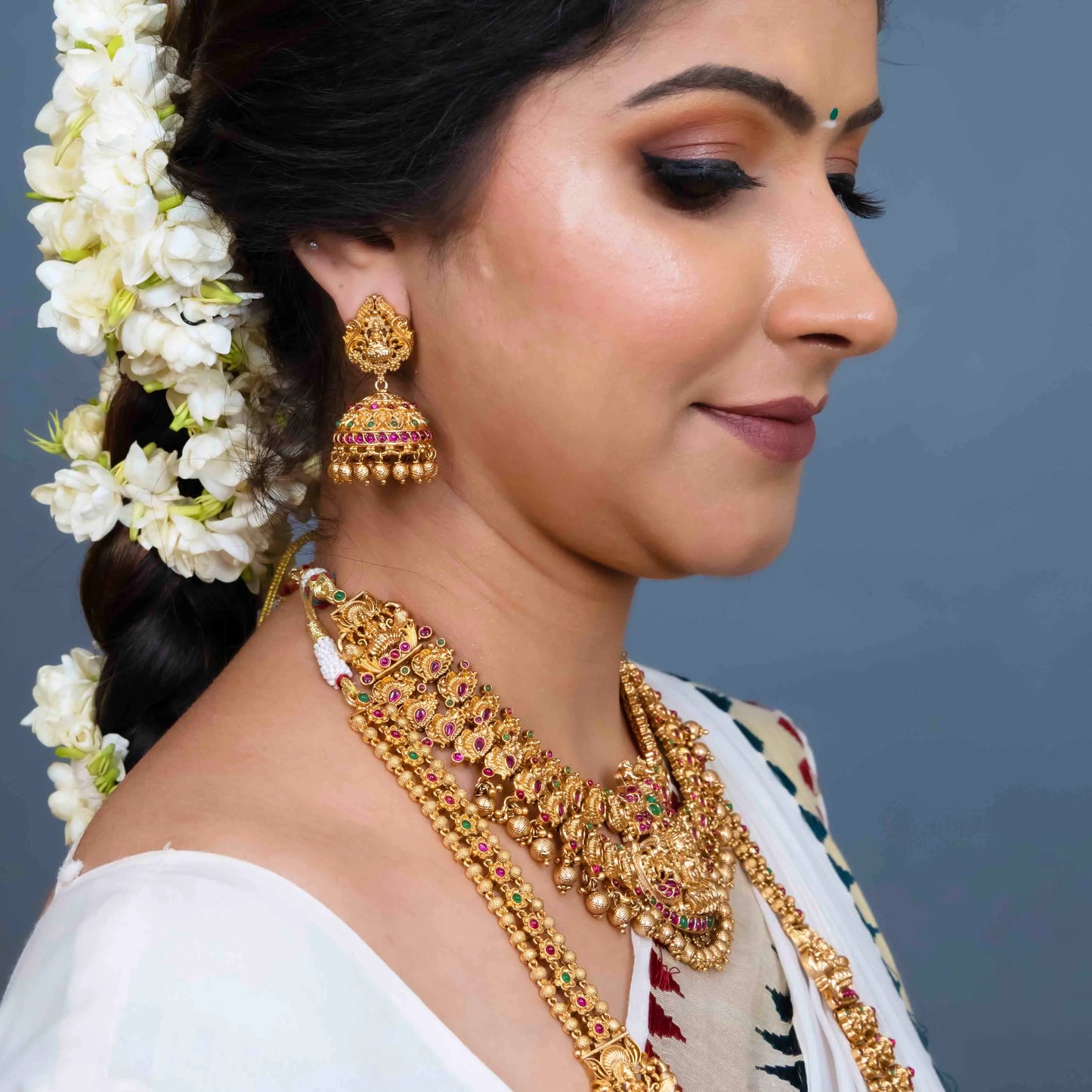Antique Two Layered Necklace Set