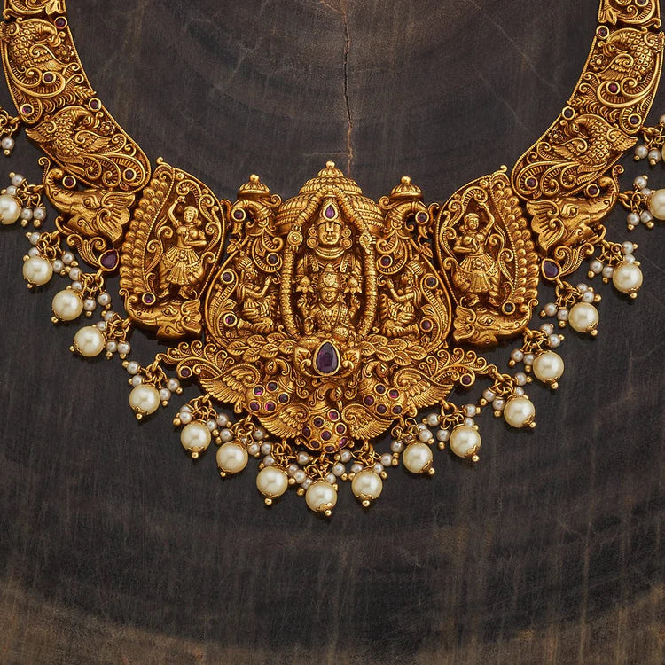 Antique Temple Jewellery Set 0004