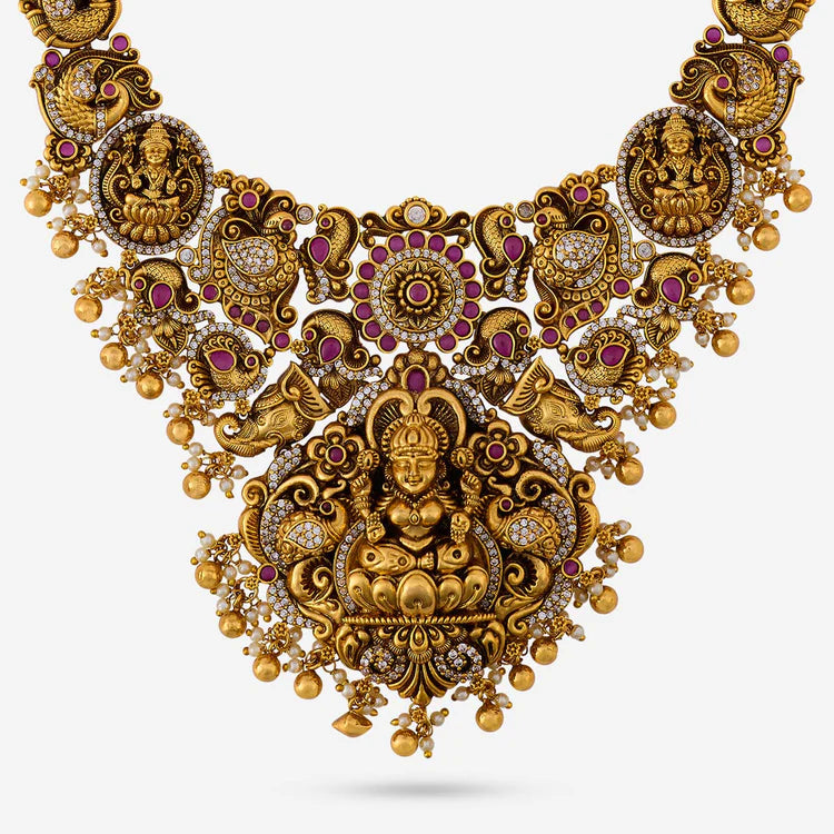 Antique Temple Jewellery Set 0007