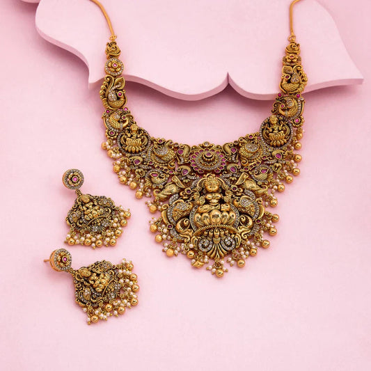 Antique Temple Jewellery Set 0007