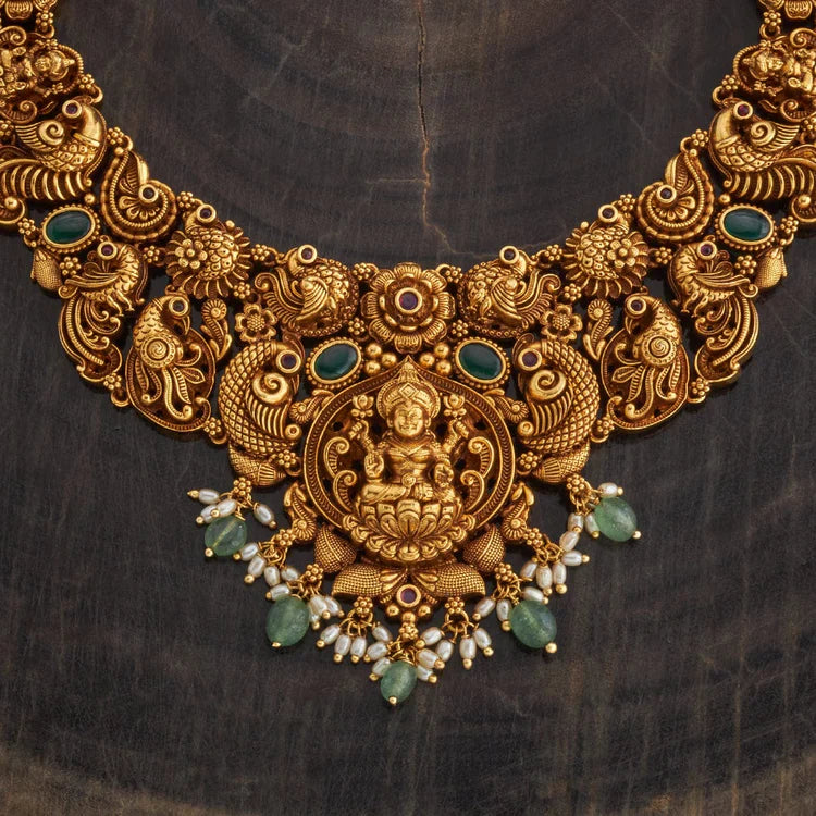 Antique Temple Jewellery Set 0003