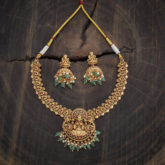 Antique Temple Jewellery Set 00012