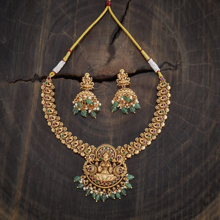 Antique Temple Jewellery Set 00012