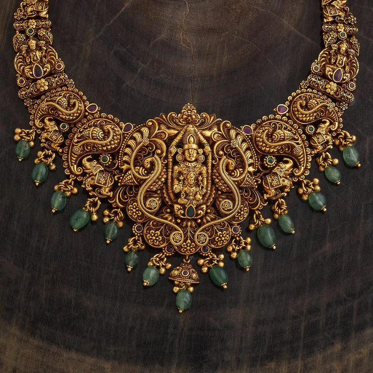 Antique Temple Jewellery Set 0008