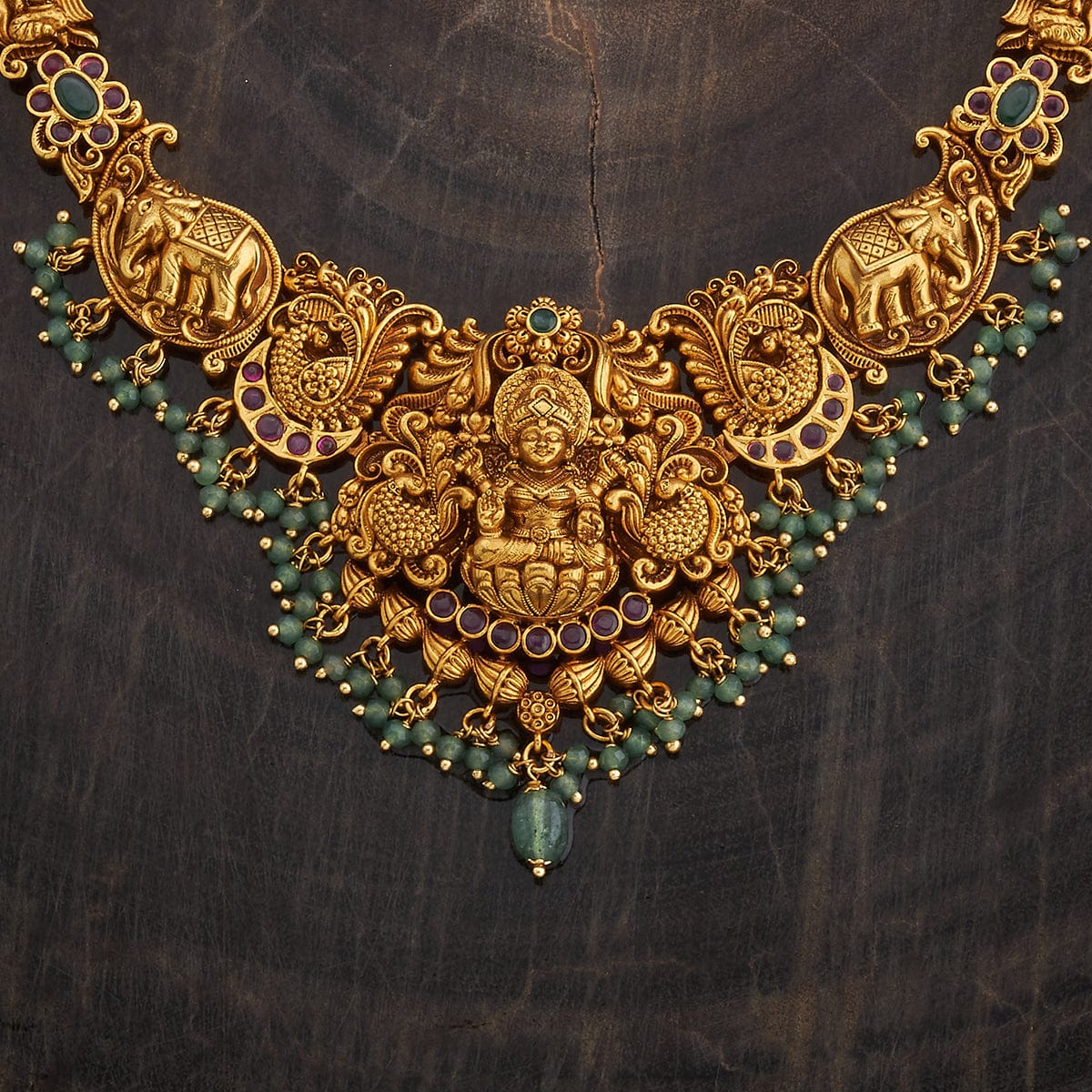 Antique Temple Jewellery Set 00014