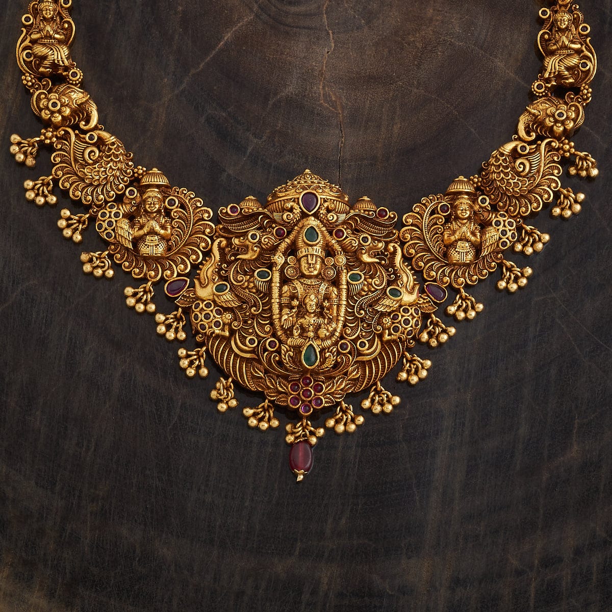 Antique Temple Jewellery Set 00018