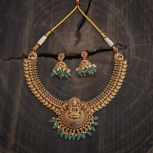 Antique Temple Jewellery Set 00015