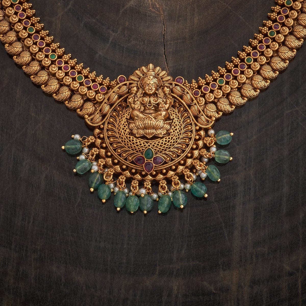 Antique Temple Jewellery Set 00015