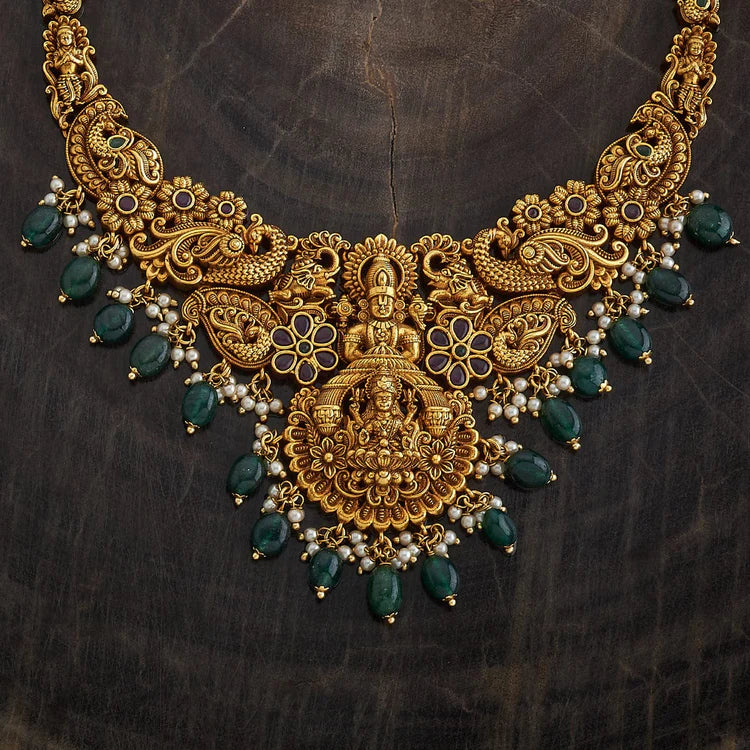 Antique Temple Jewellery Set 00011